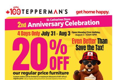 Tepperman's Flyer July 31 to August 6