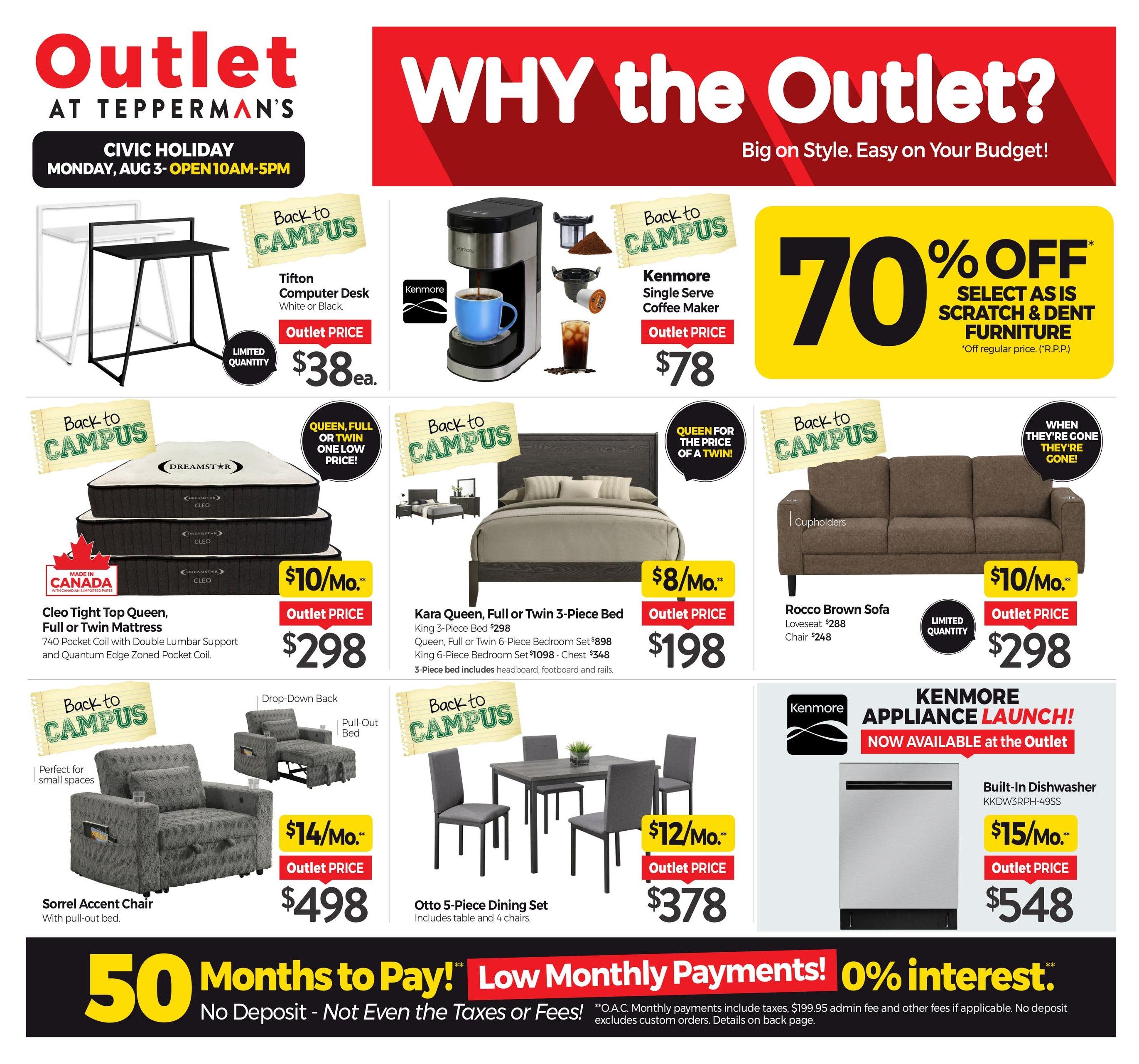 Tepperman's Flyer July 31 to August 6