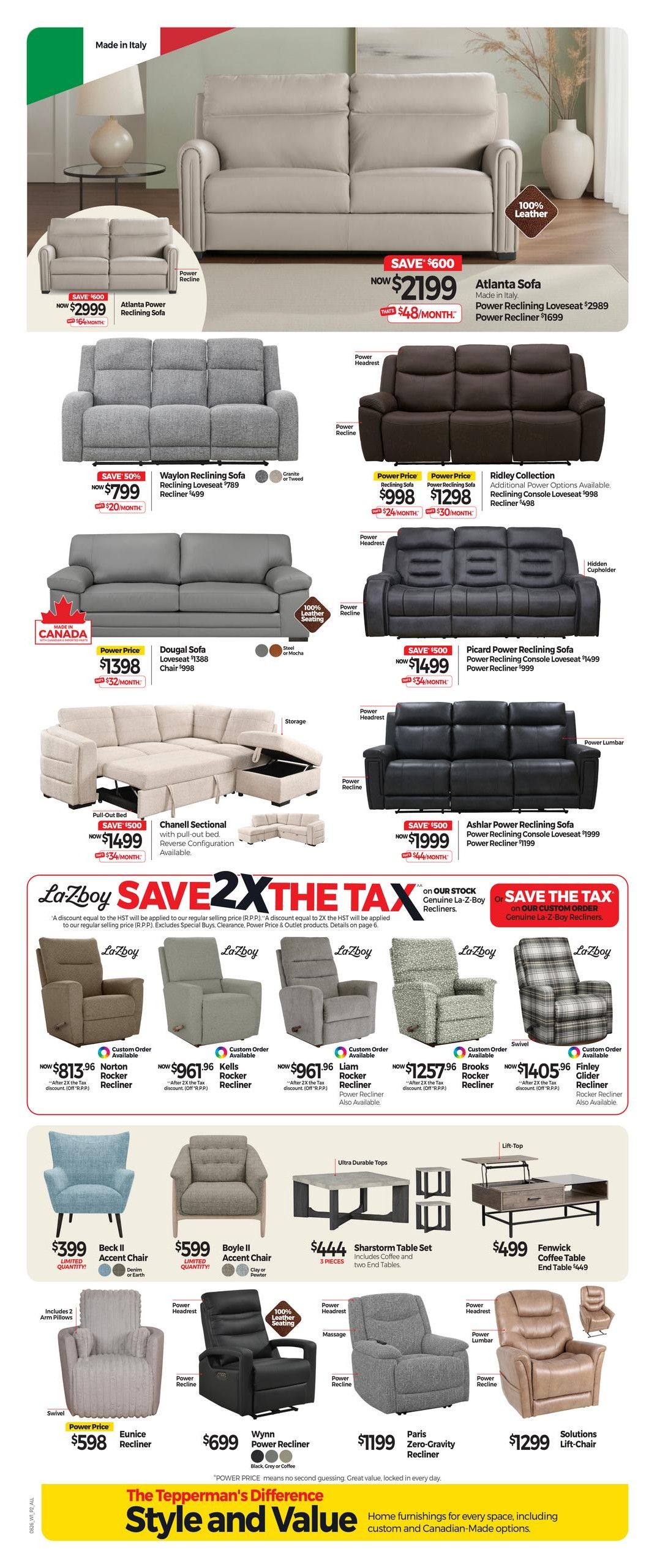 Tepperman's Flyer July 31 to August 6