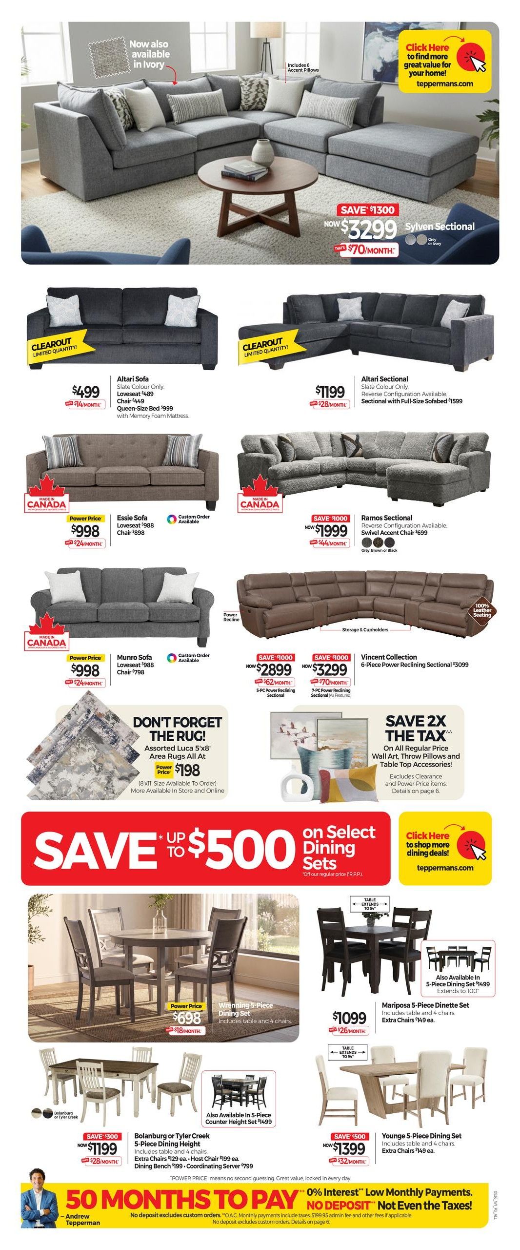 Tepperman's Flyer July 31 to August 6