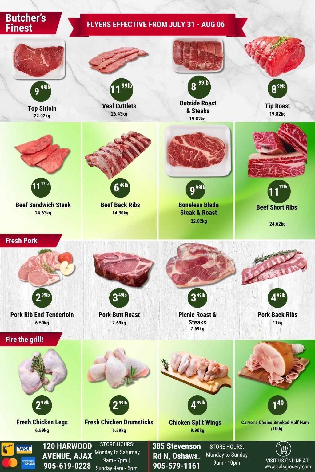 Sal's Grocery Flyer July 31 to August 6