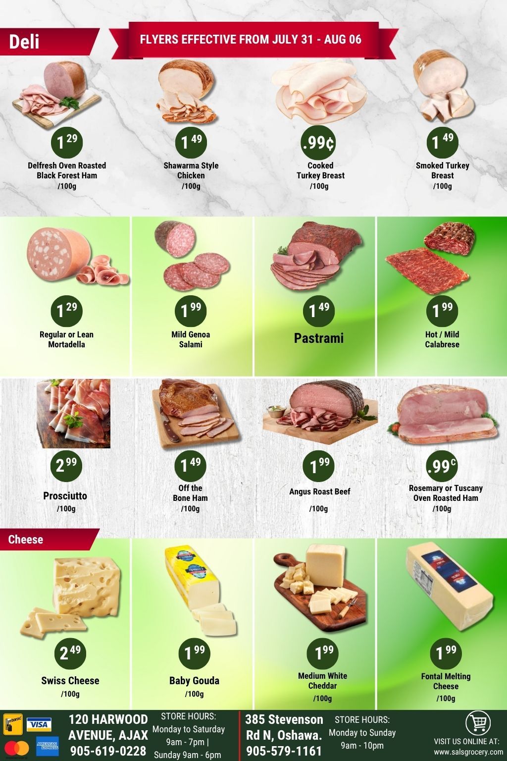Sal's Grocery Flyer July 31 to August 6