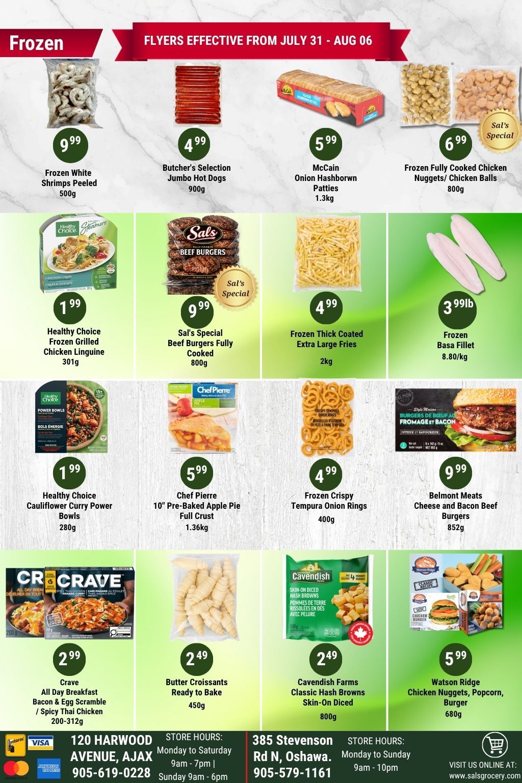 Sal's Grocery Flyer July 31 to August 6