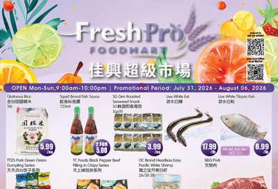 FreshPro Foodmart (Richmond Hill) Flyer July 31 to August 6