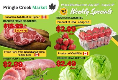 Pringle Creek Market Flyer July 30 to August 5