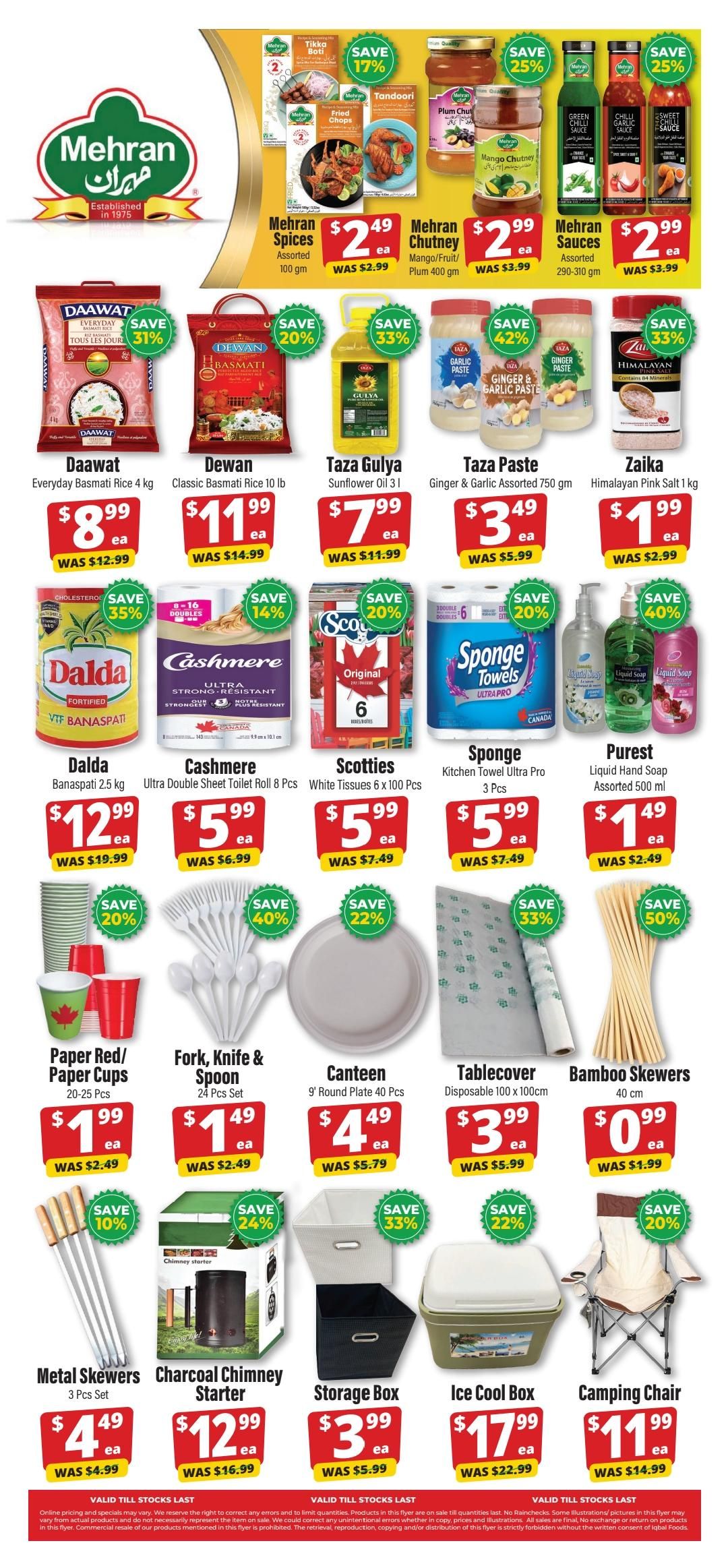 Iqbal Foods Flyer July 30 to August 5