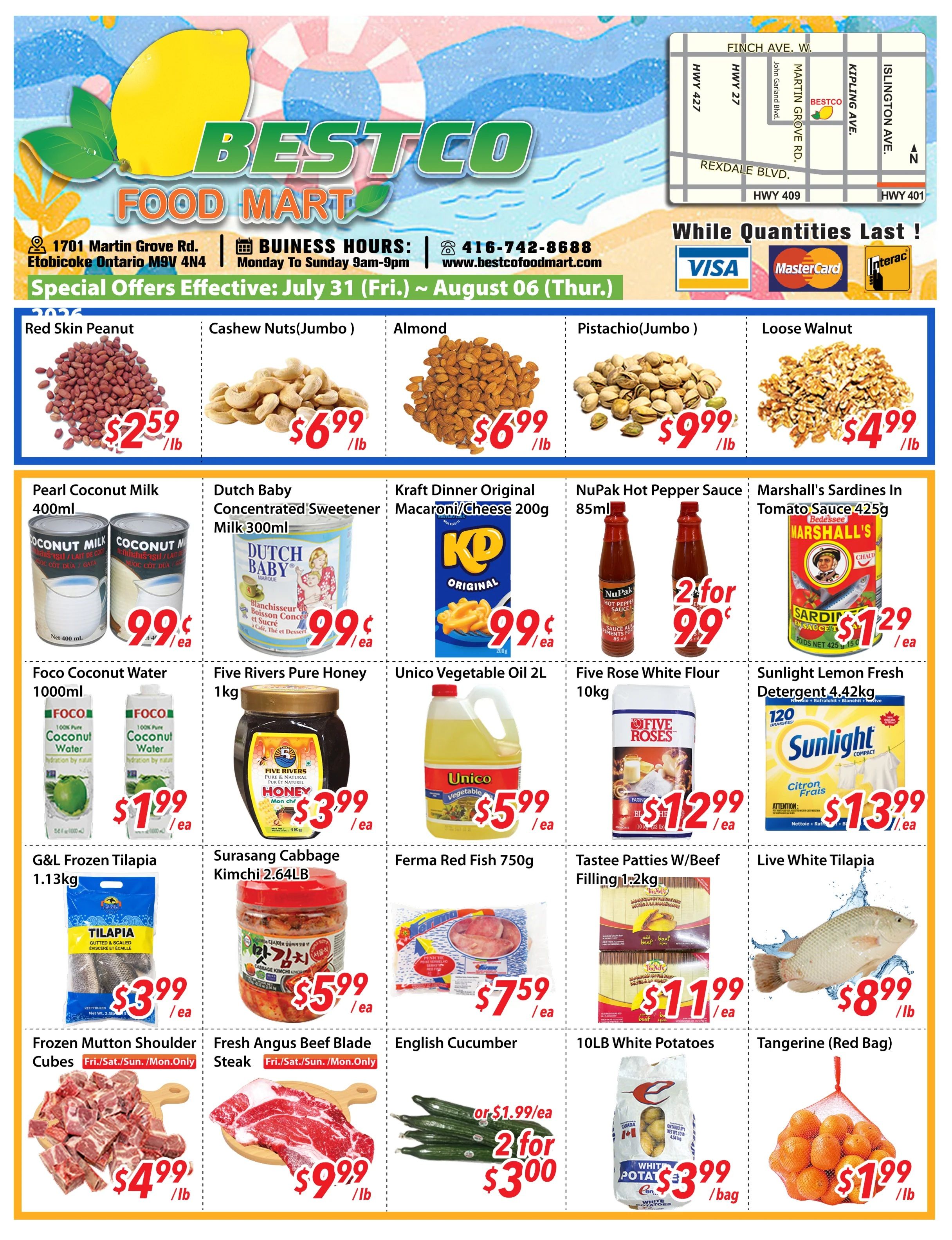 BestCo Food Mart (Etobicoke) Flyer July 31 to August 6