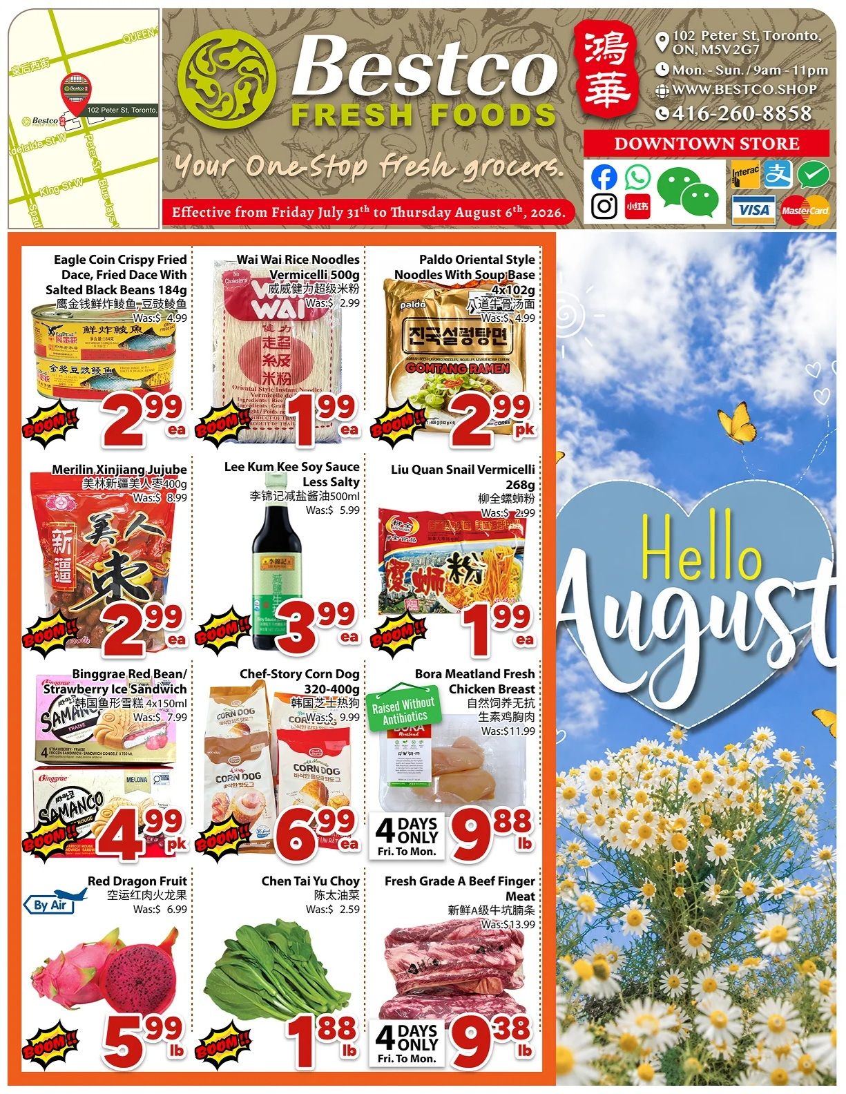 BestCo Food Mart (Downtown Toronto) Flyer July 31 to August 6