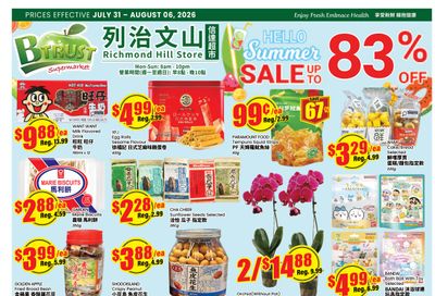 Btrust Supermarket (Richmond Hill) Flyer July 31 to August 6