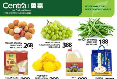 Centra Foods (North York) Flyer July 31 to August 6