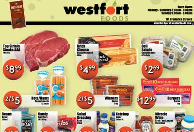 Westfort Foods Flyer July 31 to August 6