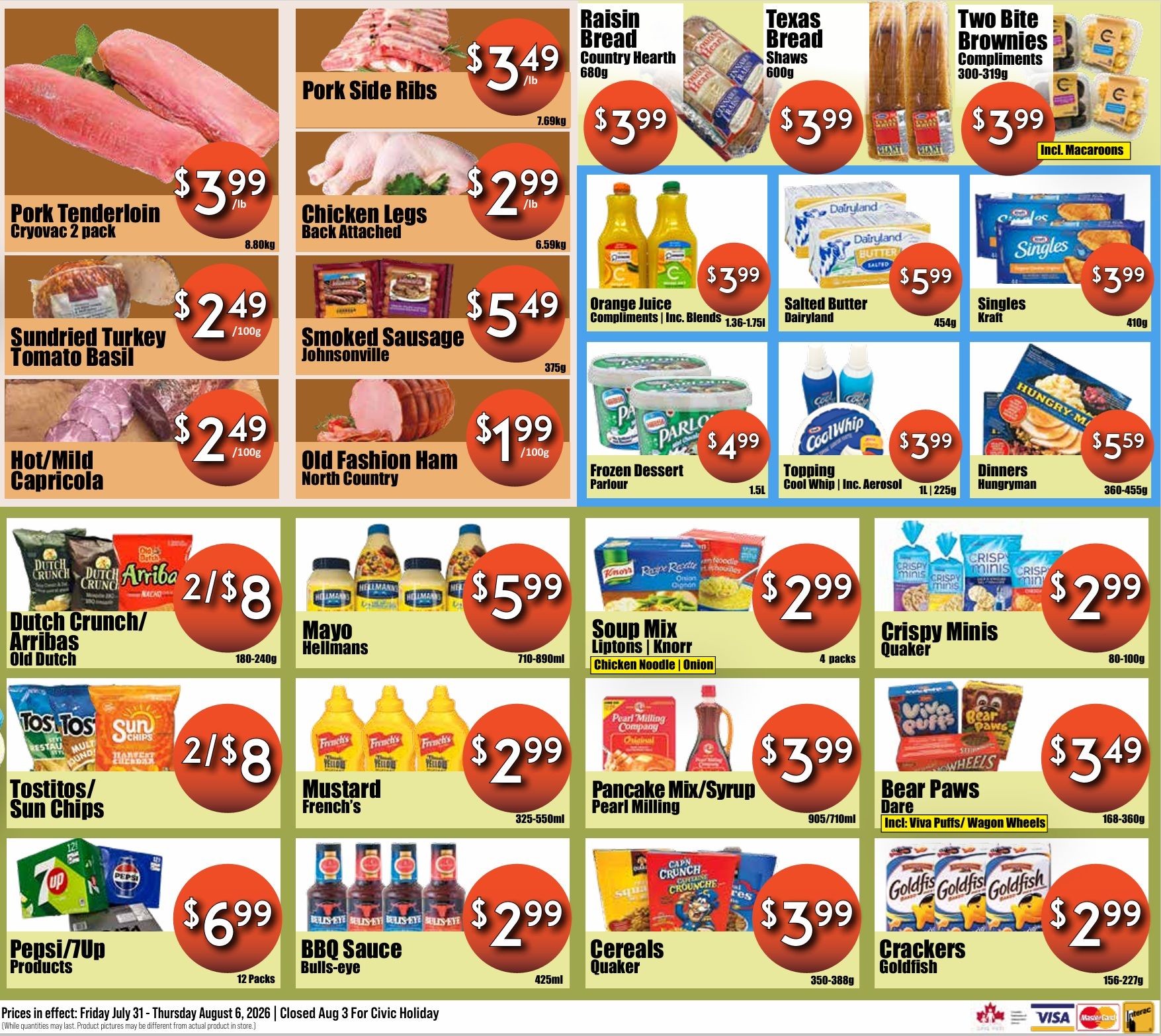 Westfort Foods Flyer July 31 to August 6