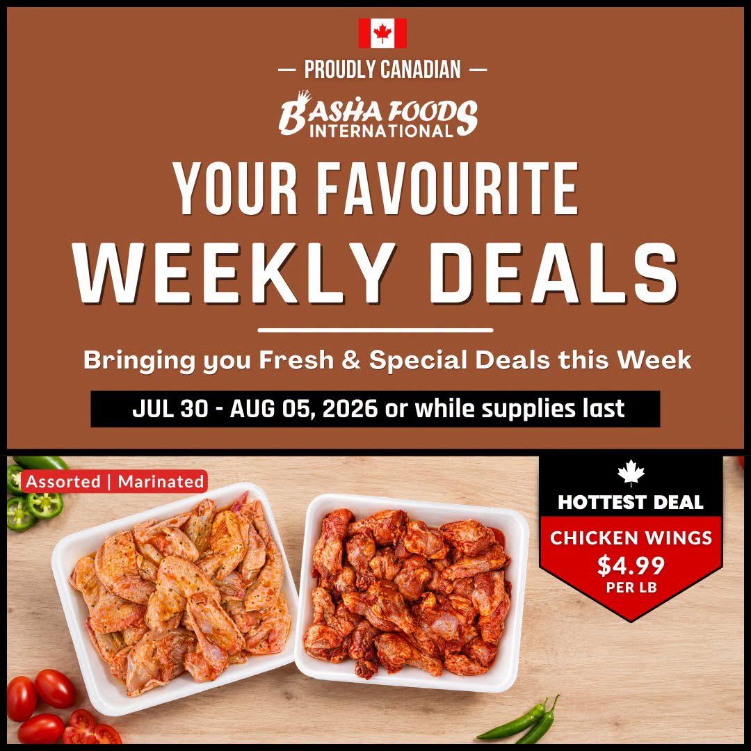 Basha Foods International Flyer July 30 to August 5