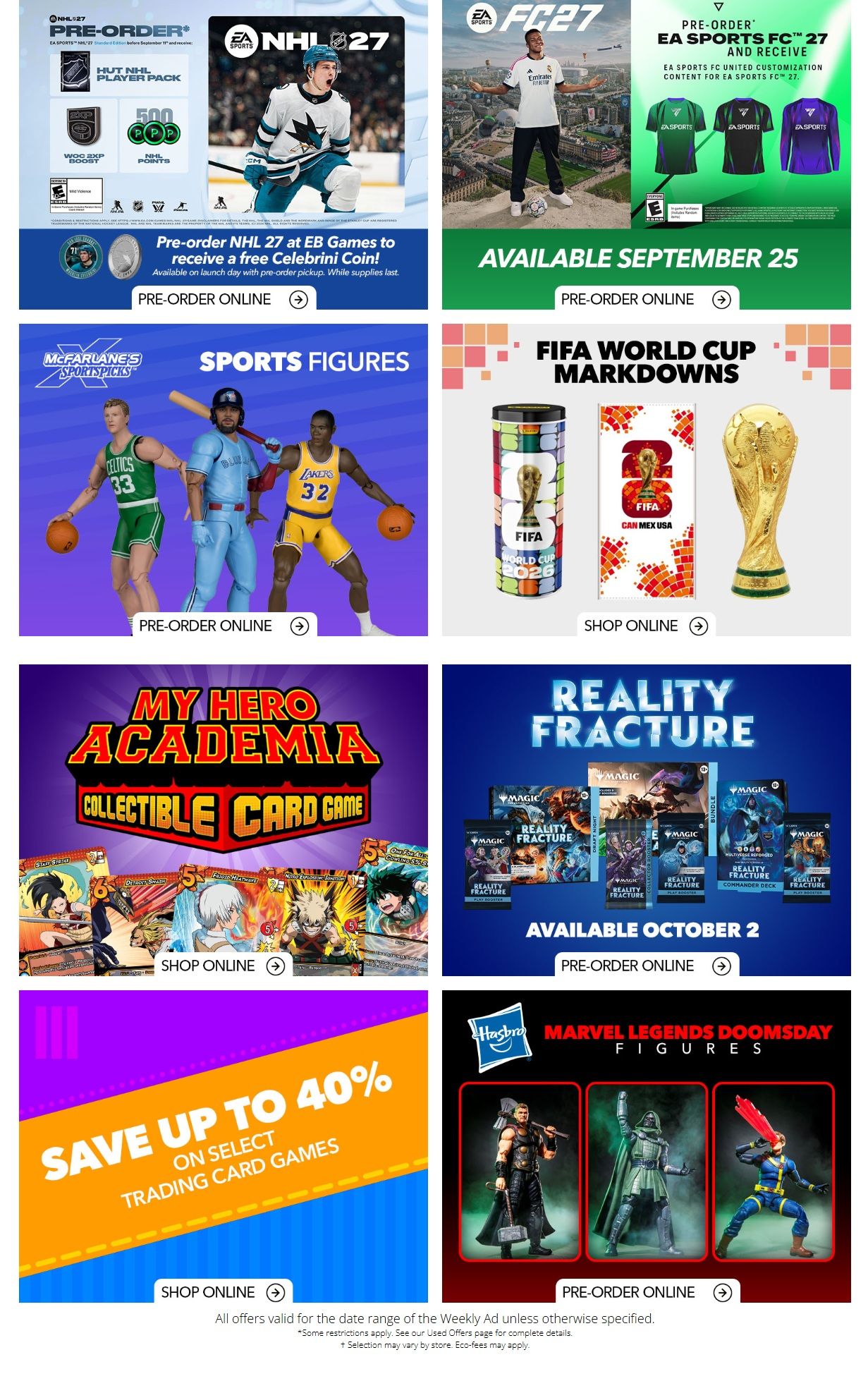 EB Games Flyer July 30 to August 5