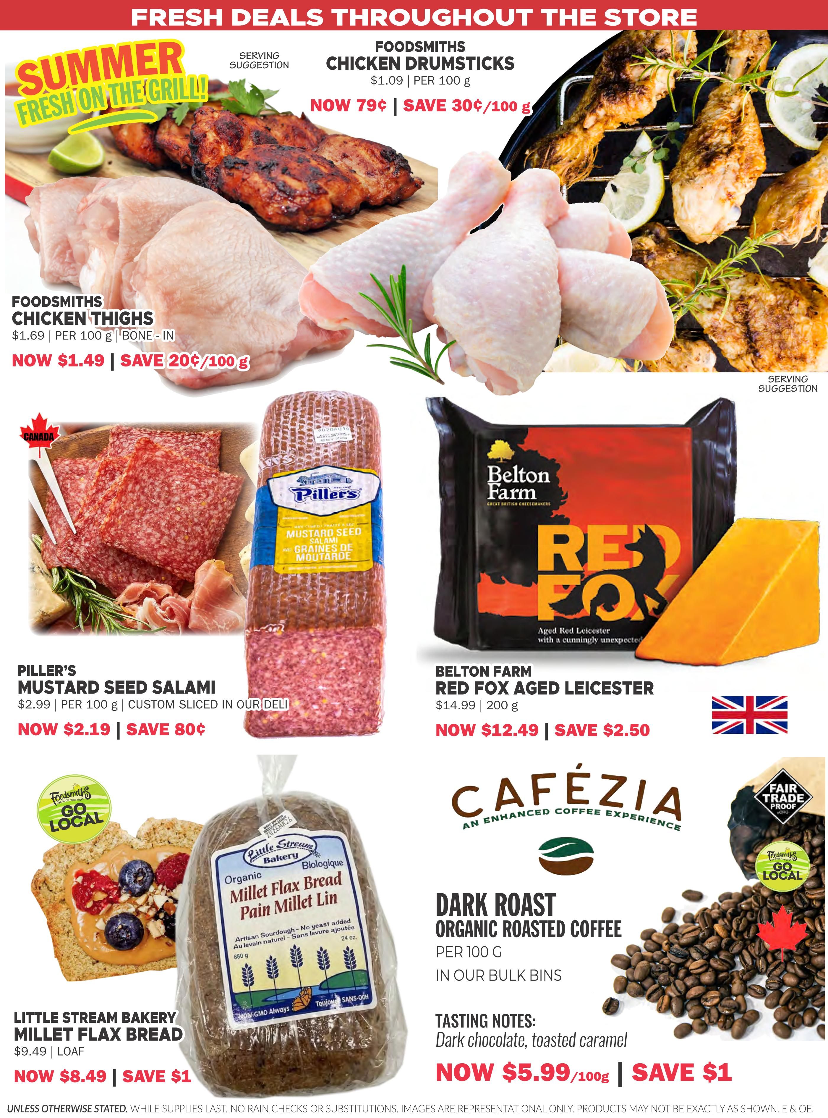 Foodsmiths Flyer July 30 to August 6