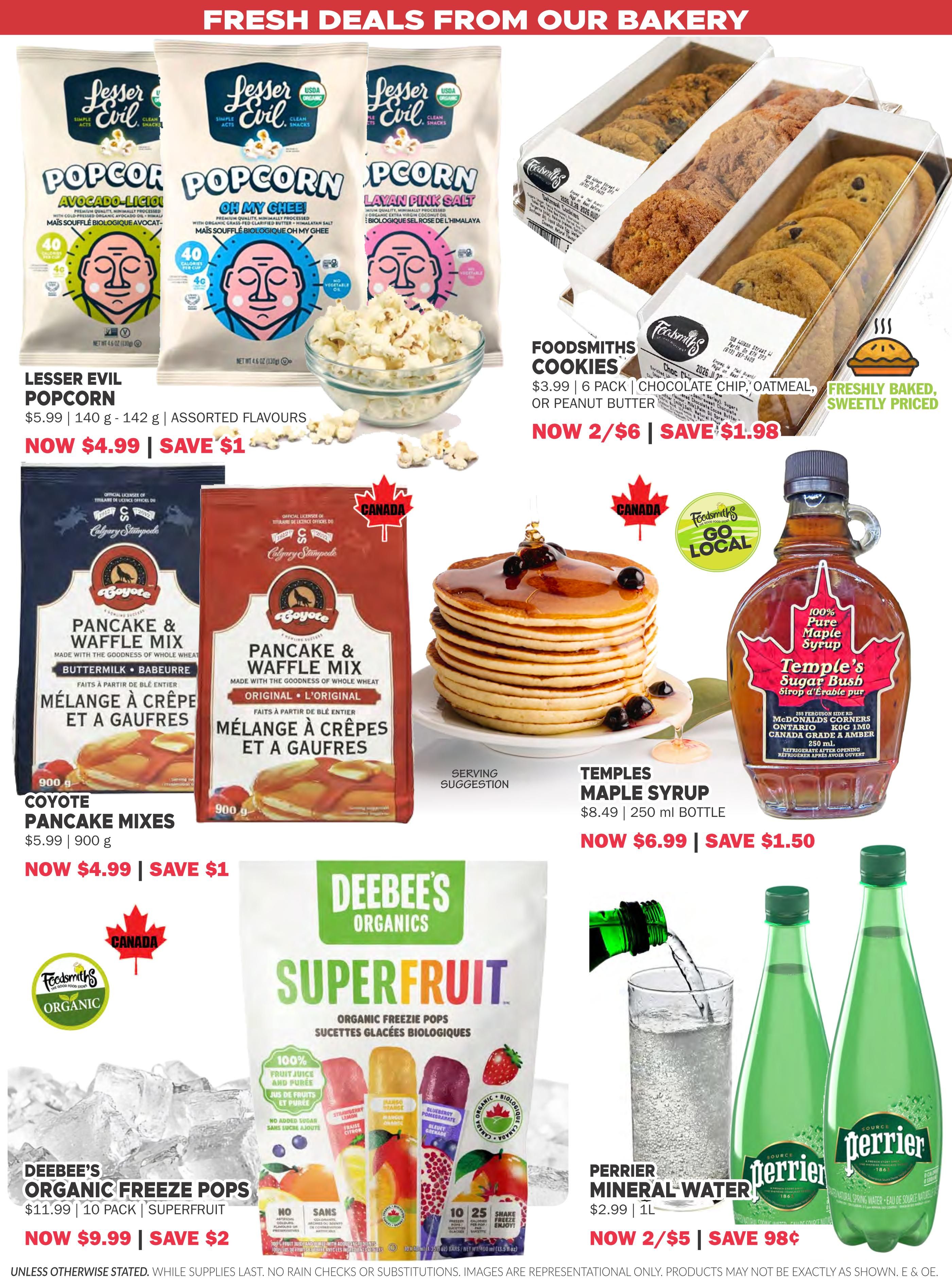 Foodsmiths Flyer July 30 to August 6