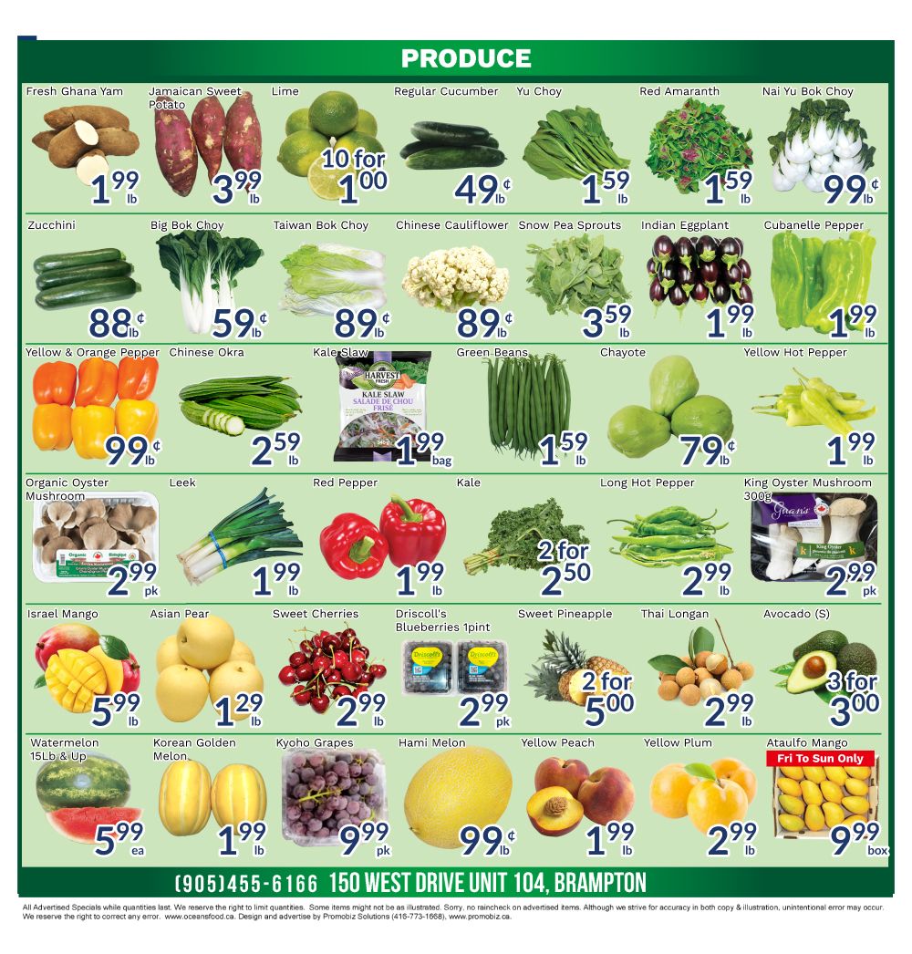 Oceans Fresh Food Market (Brampton) Flyer July 31 to August 6
