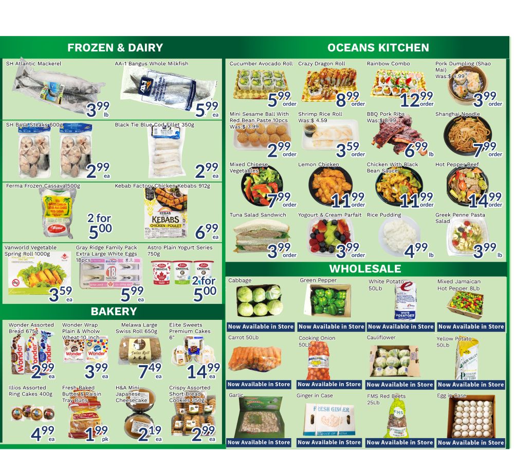 Oceans Fresh Food Market (Brampton) Flyer July 31 to August 6
