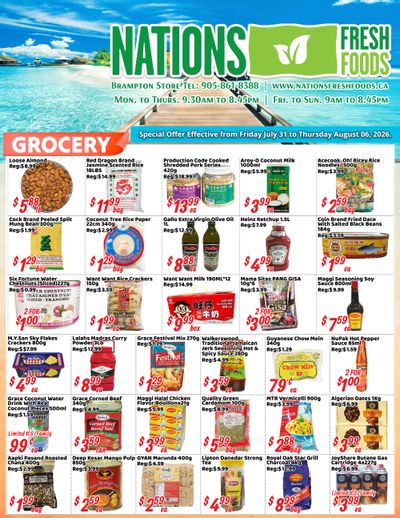 Nations Fresh Foods (Brampton) Flyer July 31 to August 6