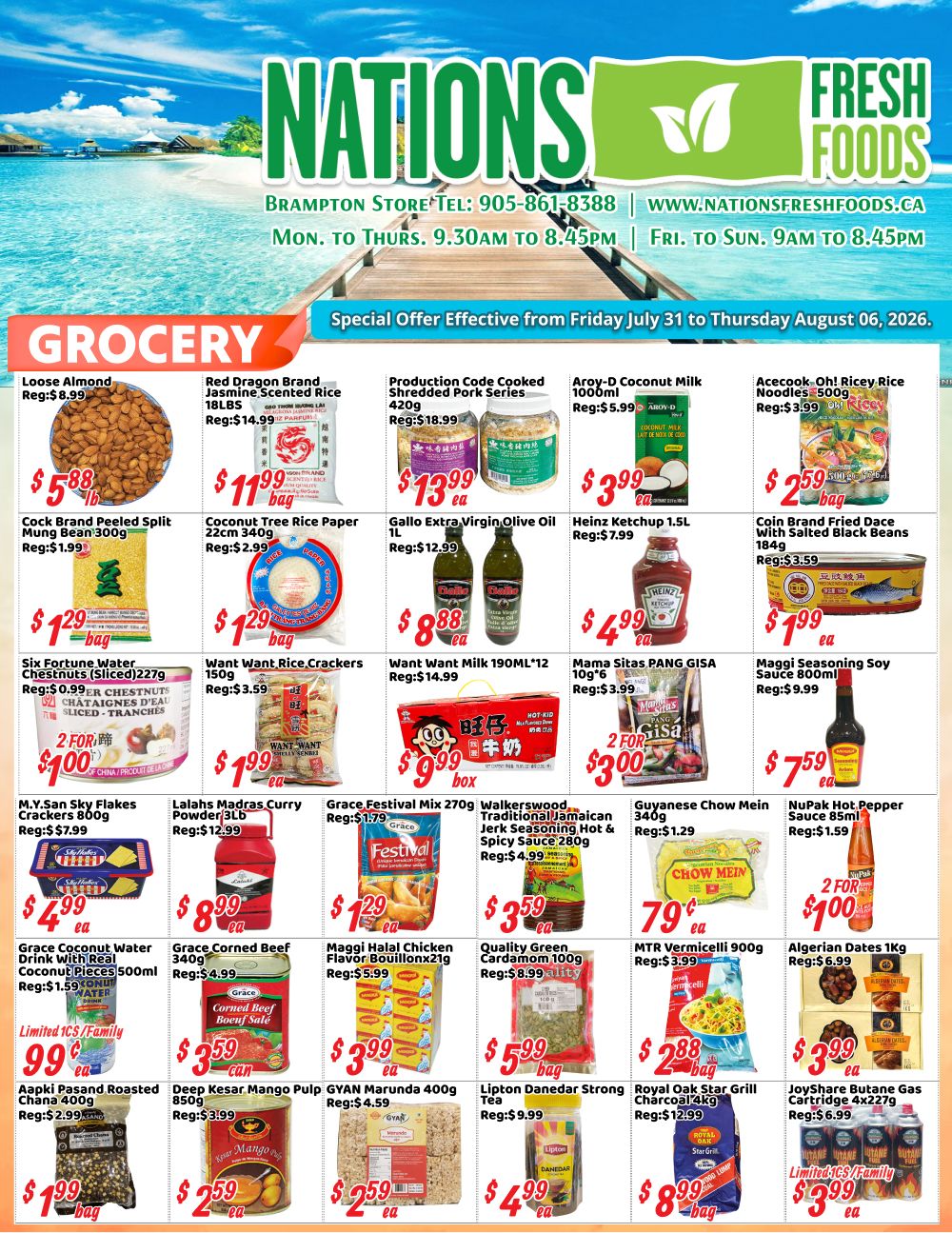 Nations Fresh Foods (Brampton) Flyer July 31 to August 6