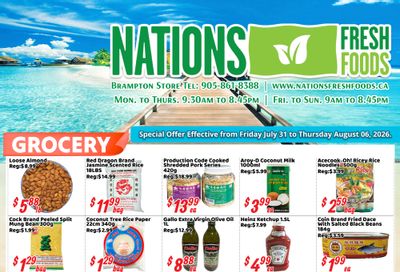 Nations Fresh Foods (Brampton) Flyer July 31 to August 6