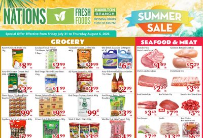 Nations Fresh Foods (Hamilton) Flyer July 31 to August 6