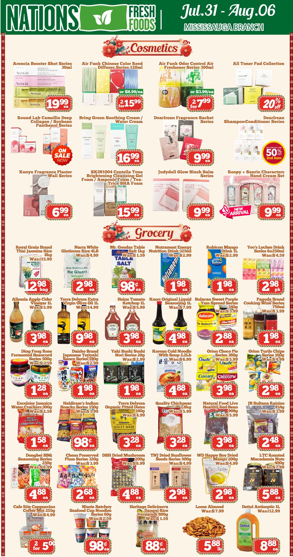 Nations Fresh Foods (Mississauga) Flyer July 31 to August 6
