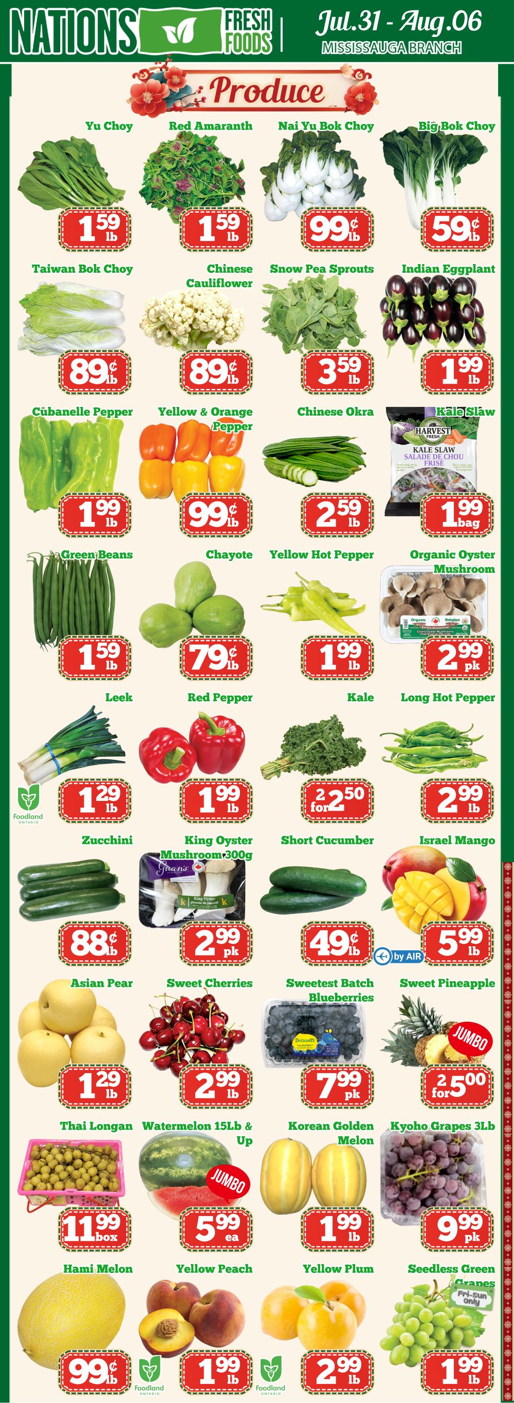 Nations Fresh Foods (Mississauga) Flyer July 31 to August 6