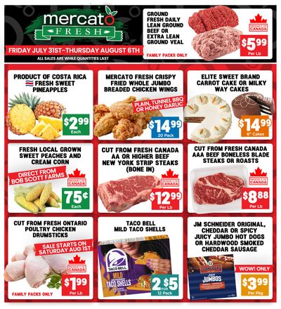 Mercato Fresh Flyer July 31 to August 6