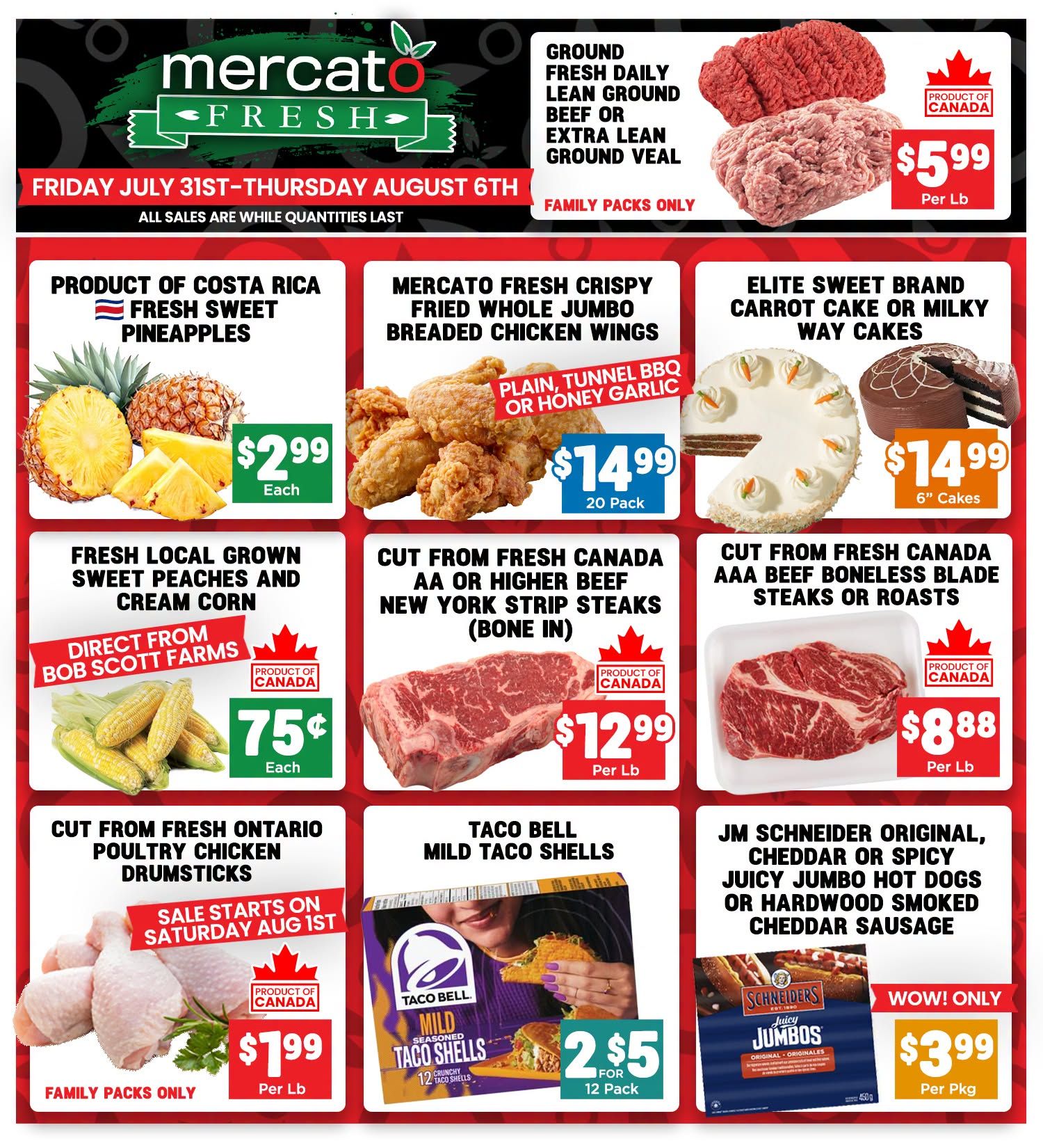 Mercato Fresh Flyer July 31 to August 6
