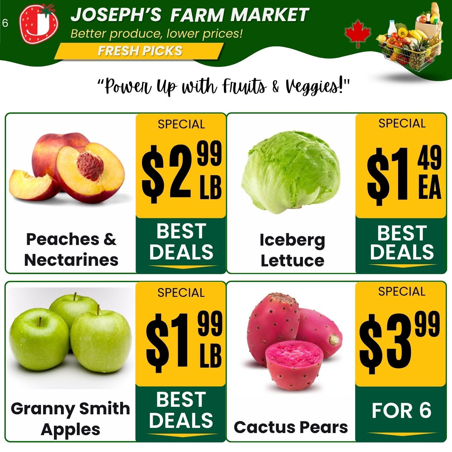 Joseph's Farm Market Flyer July 31 to August 5