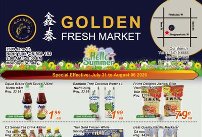 Golden Fresh Market Flyer July 31 to August 6