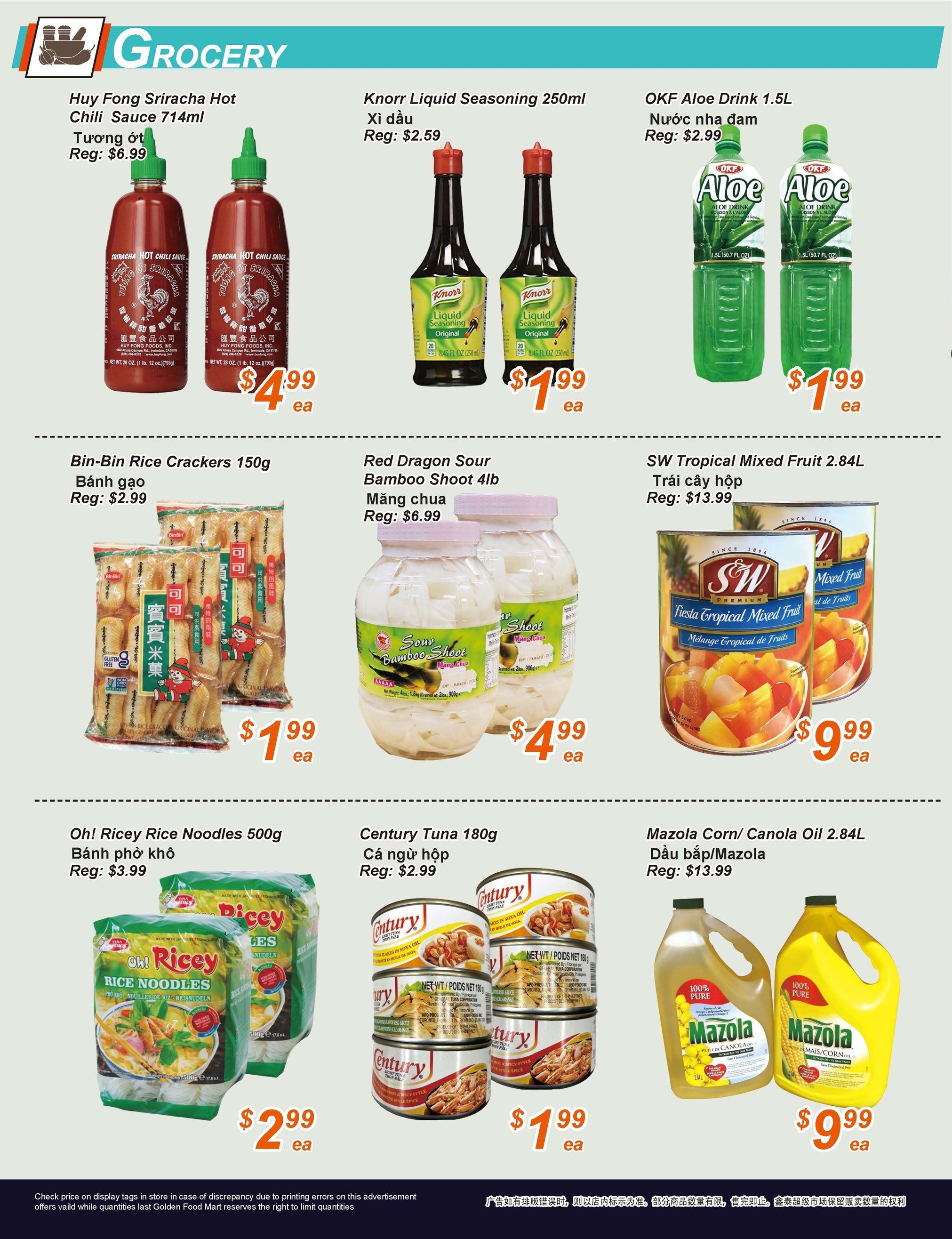 Golden Fresh Market Flyer July 31 to August 6