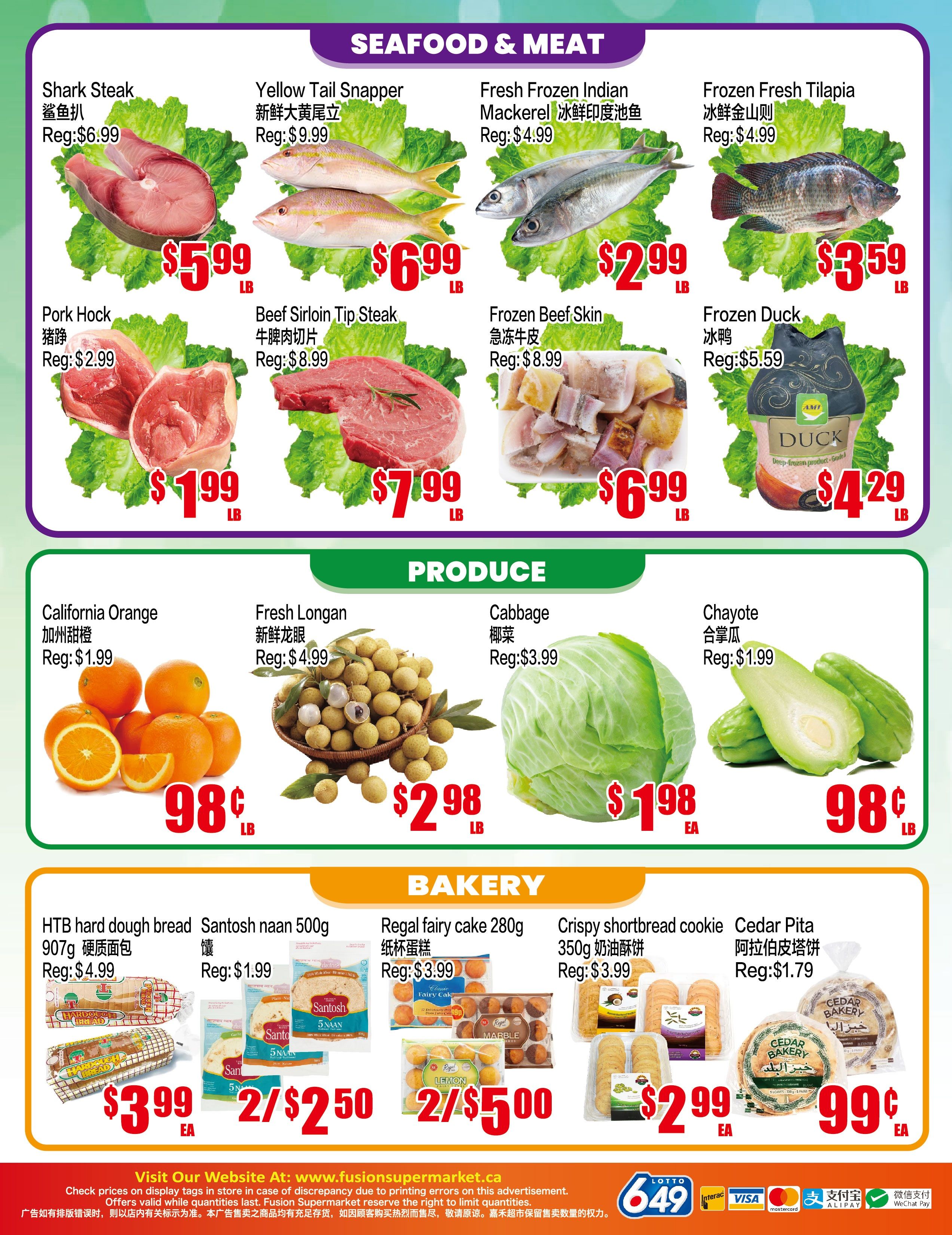 Fusion Supermarket (Scarborough) Flyer July 31 to August 6