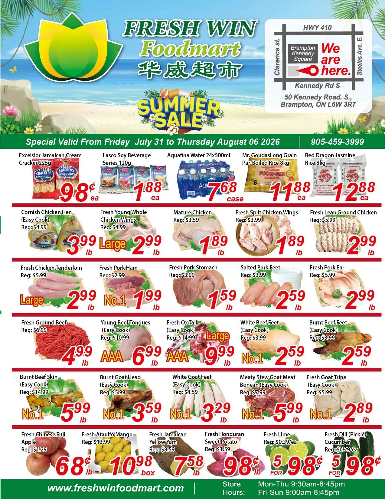 Fresh Win Foodmart Flyer July 31 to August 6
