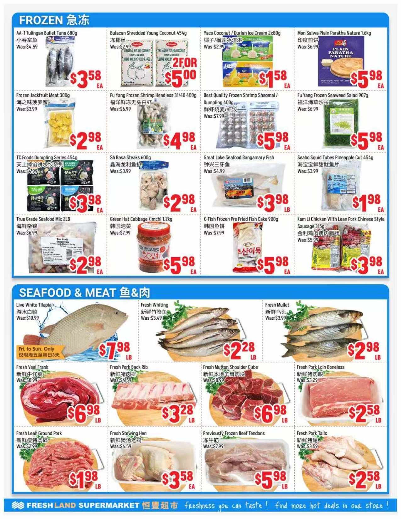 FreshLand Supermarket Flyer July 31 to August 6