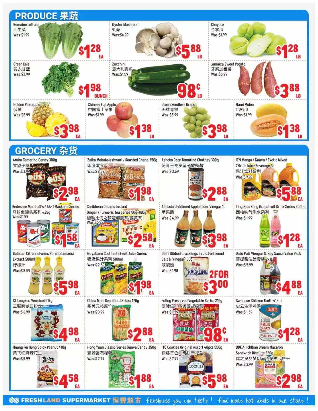 FreshLand Supermarket Flyer July 31 to August 6