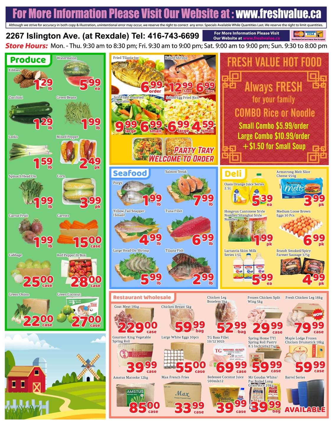 Fresh Value (Etobicoke) Flyer July 31 to August 6