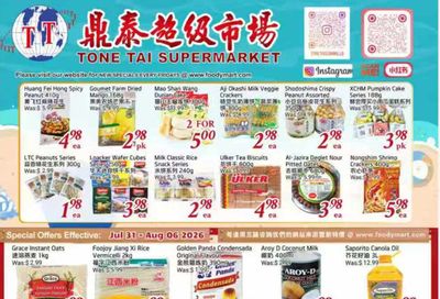 Tone Tai Supermarket Flyer July 31 to August 6