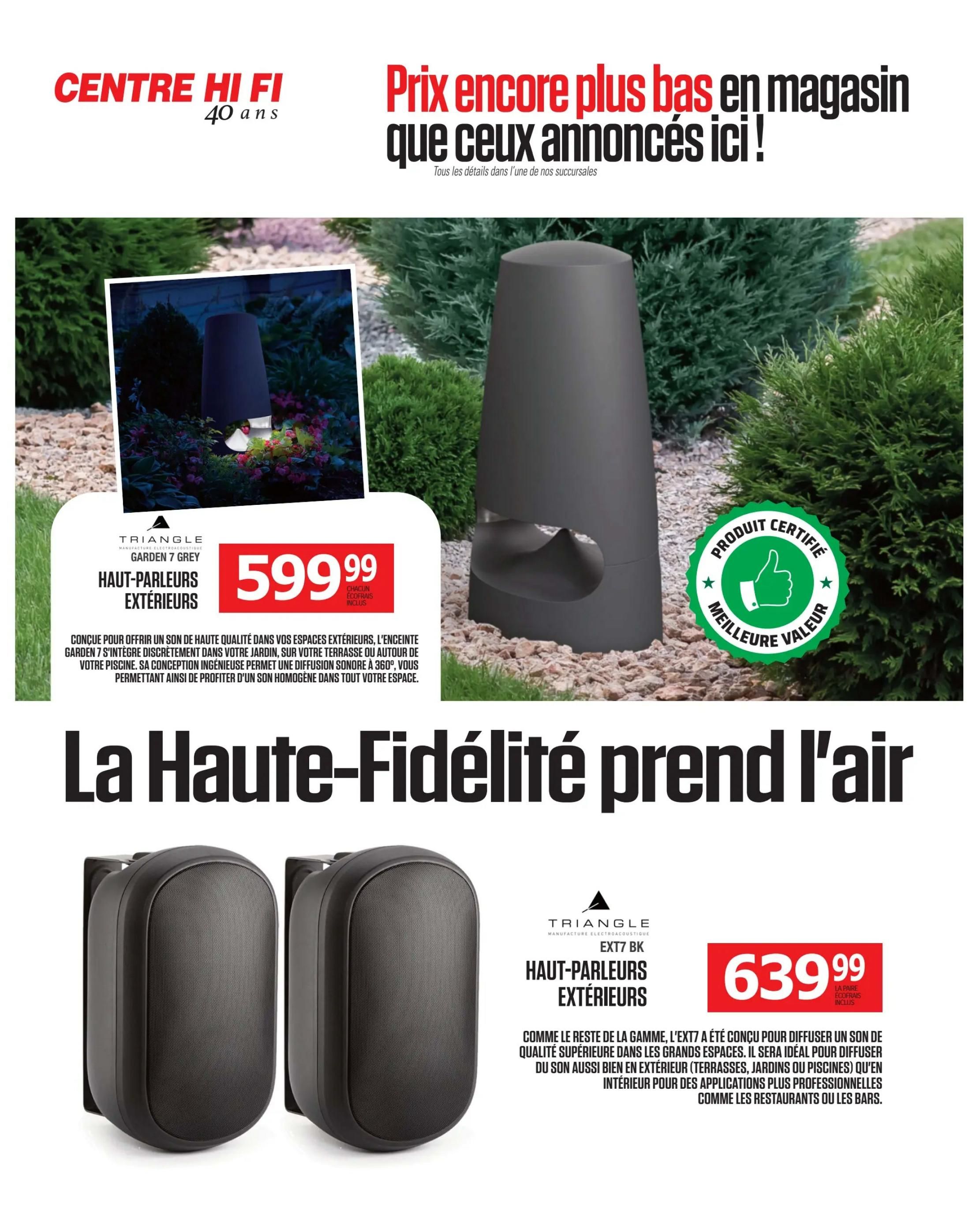 Centre Hi-Fi Flyer July 31 to August 6