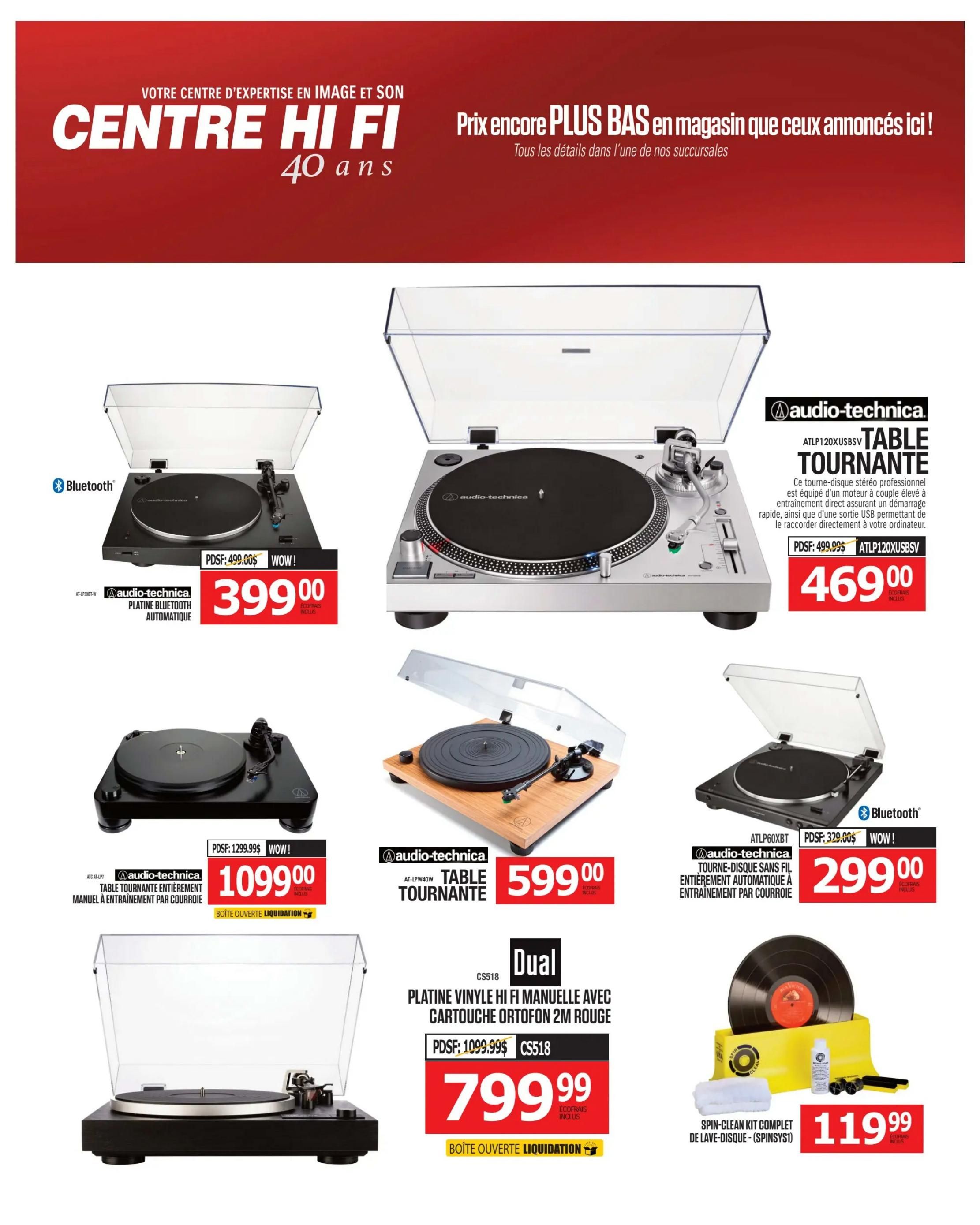 Centre Hi-Fi Flyer July 31 to August 6