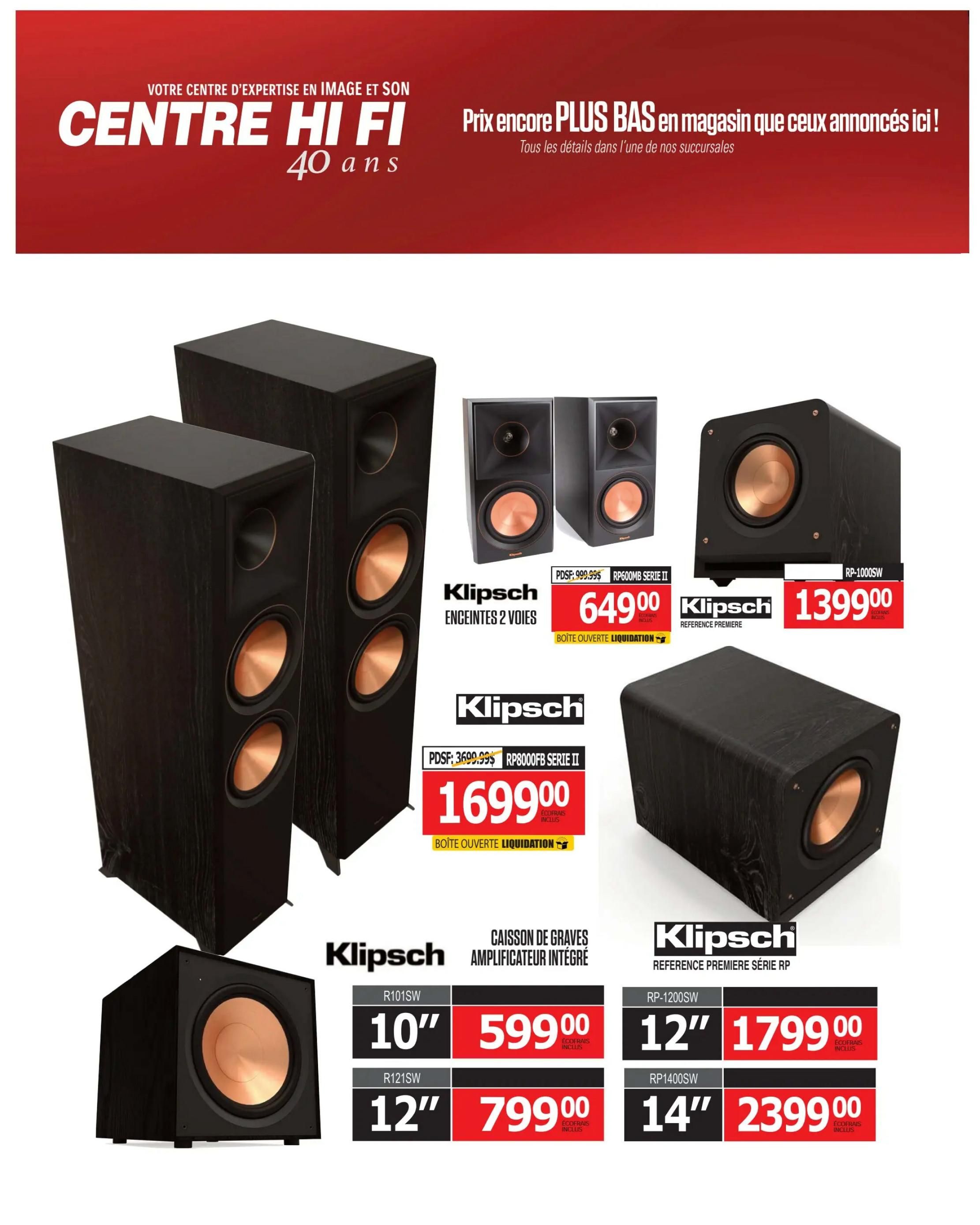Centre Hi-Fi Flyer July 31 to August 6