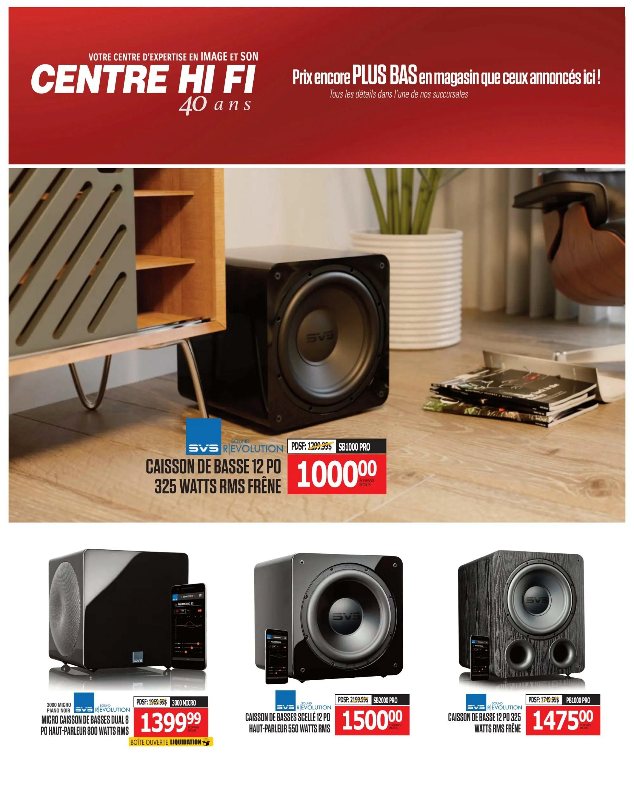 Centre Hi-Fi Flyer July 31 to August 6