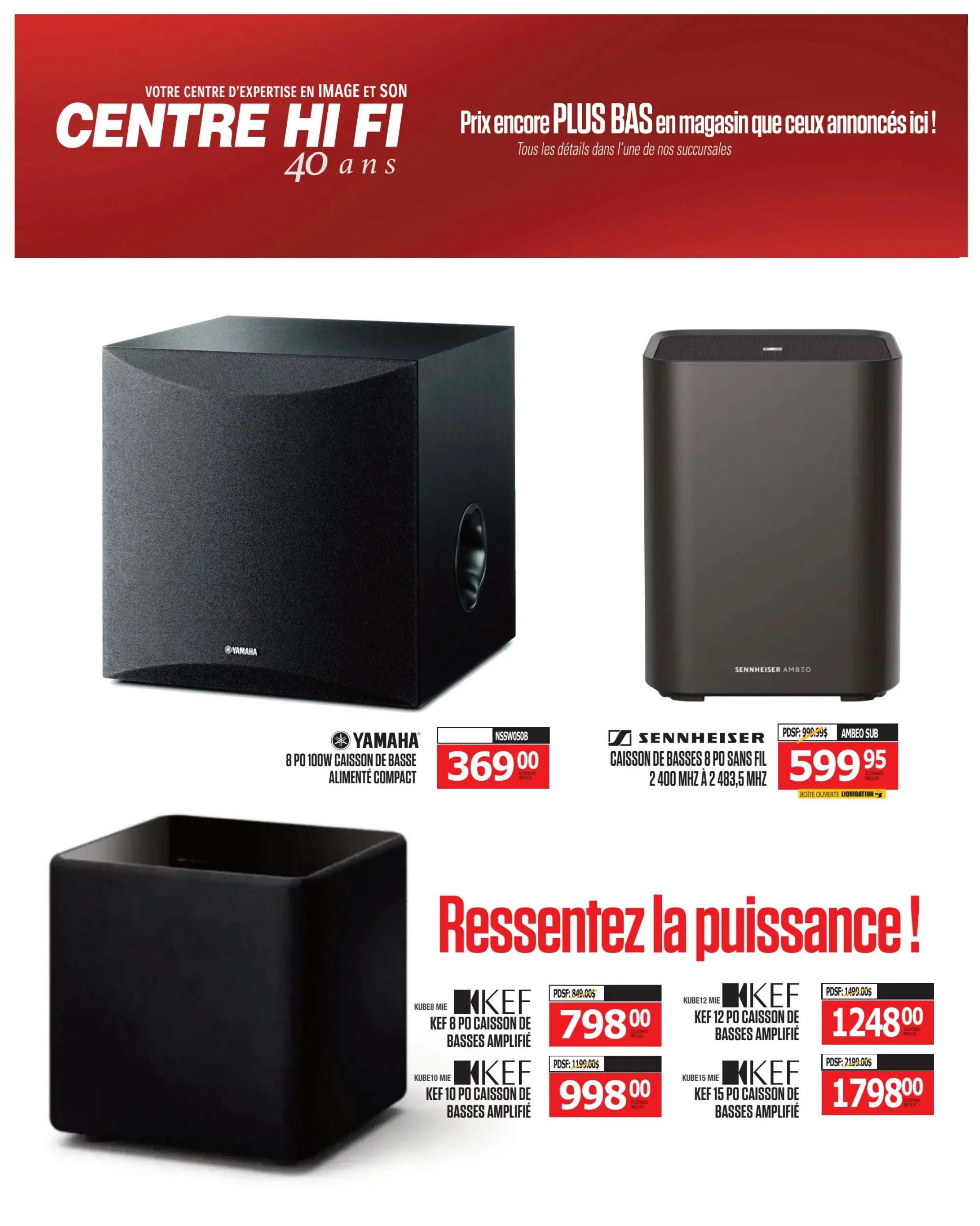 Centre Hi-Fi Flyer July 31 to August 6