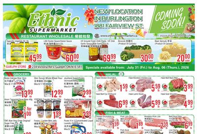 Ethnic Supermarket (Guelph) Flyer July 31 to August 6