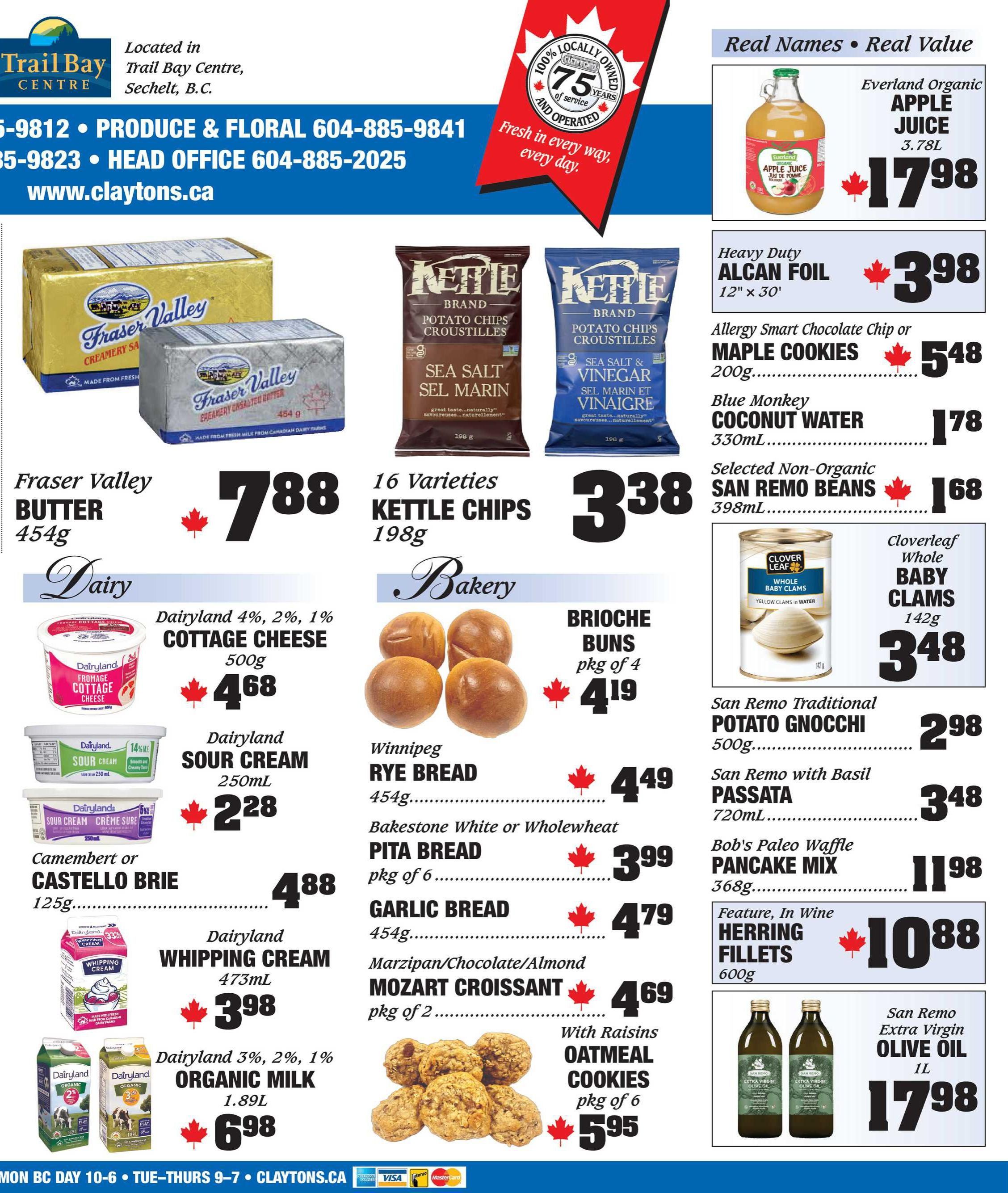Claytons Heritage Market Flyer July 31 to August 6
