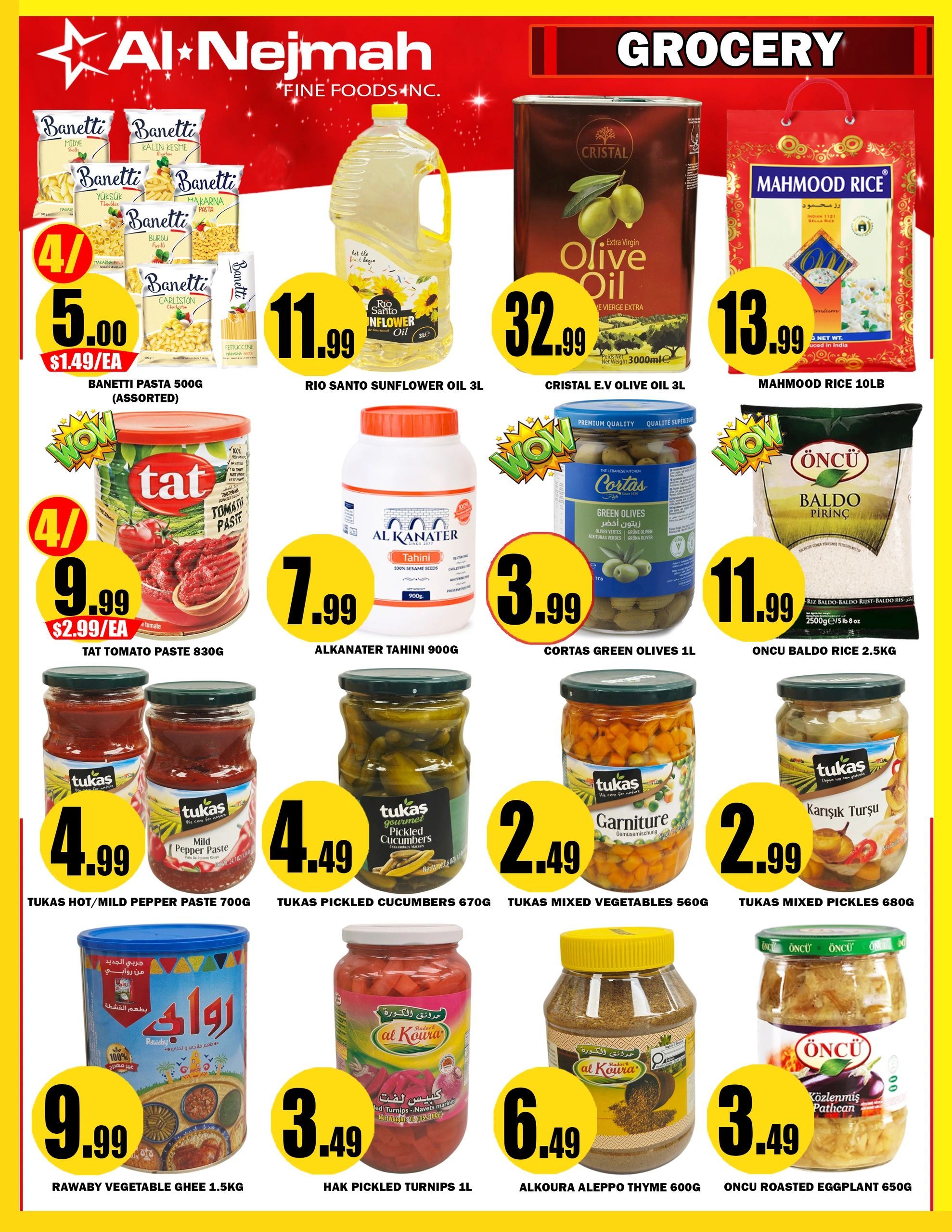 Alnejmah Fine Foods Inc. Flyer July 31 to August 6