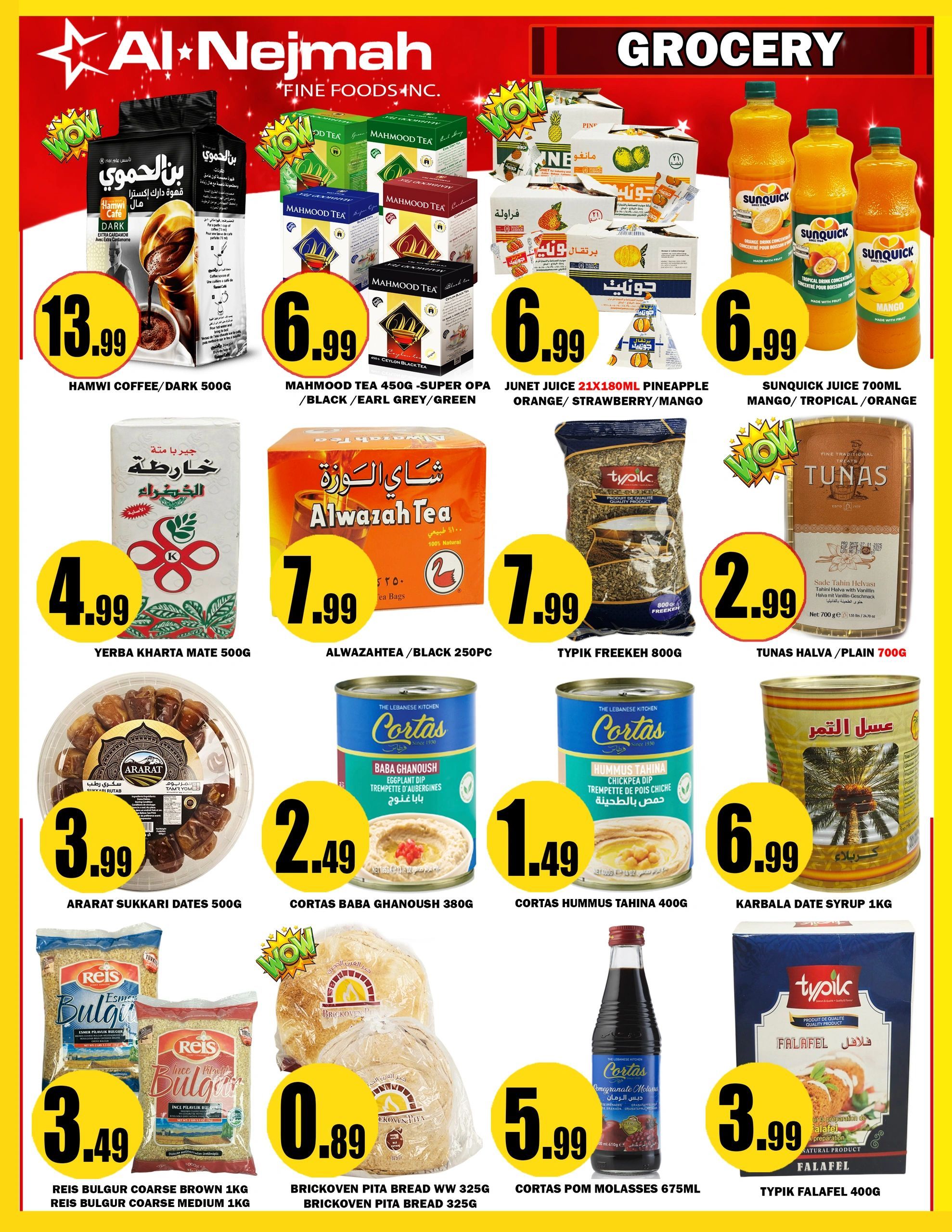 Alnejmah Fine Foods Inc. Flyer July 31 to August 6