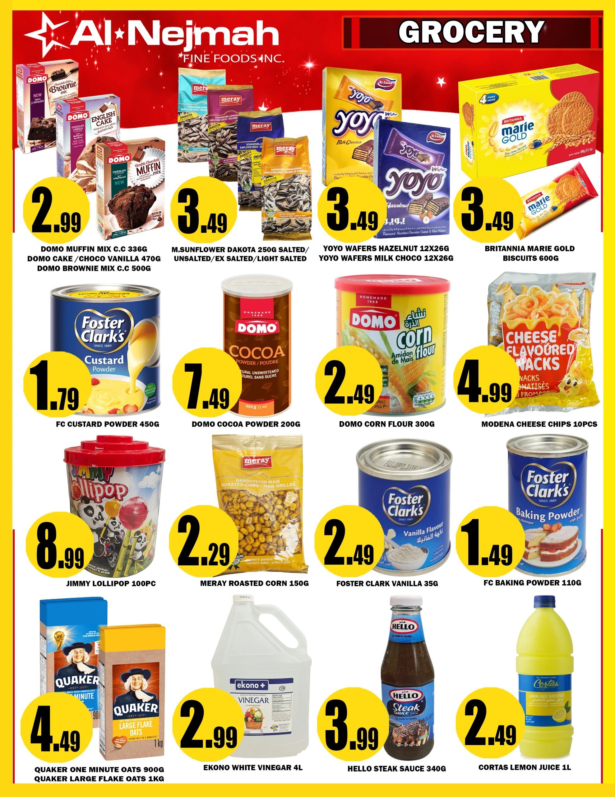 Alnejmah Fine Foods Inc. Flyer July 31 to August 6