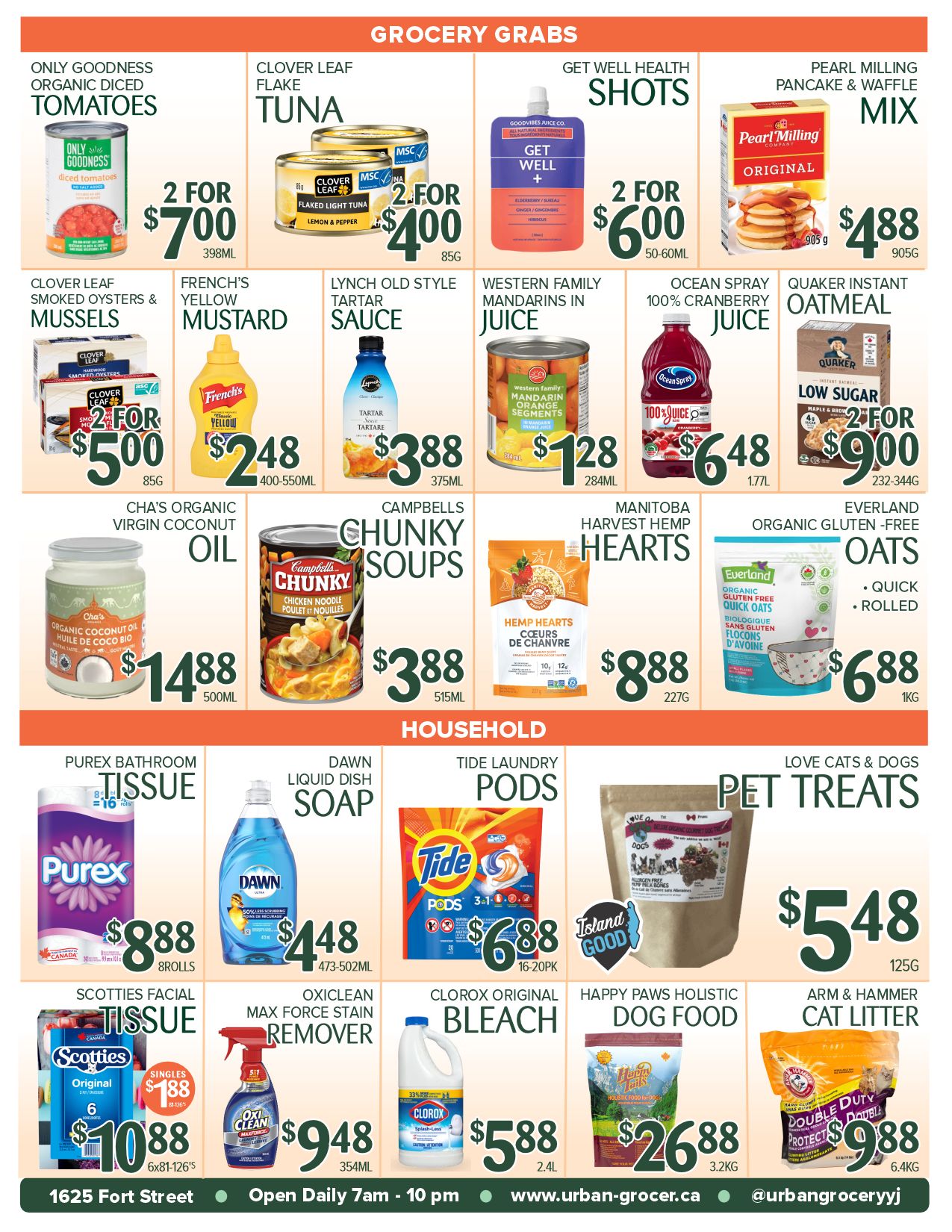 Urban Grocer Flyer July 31 to August 6